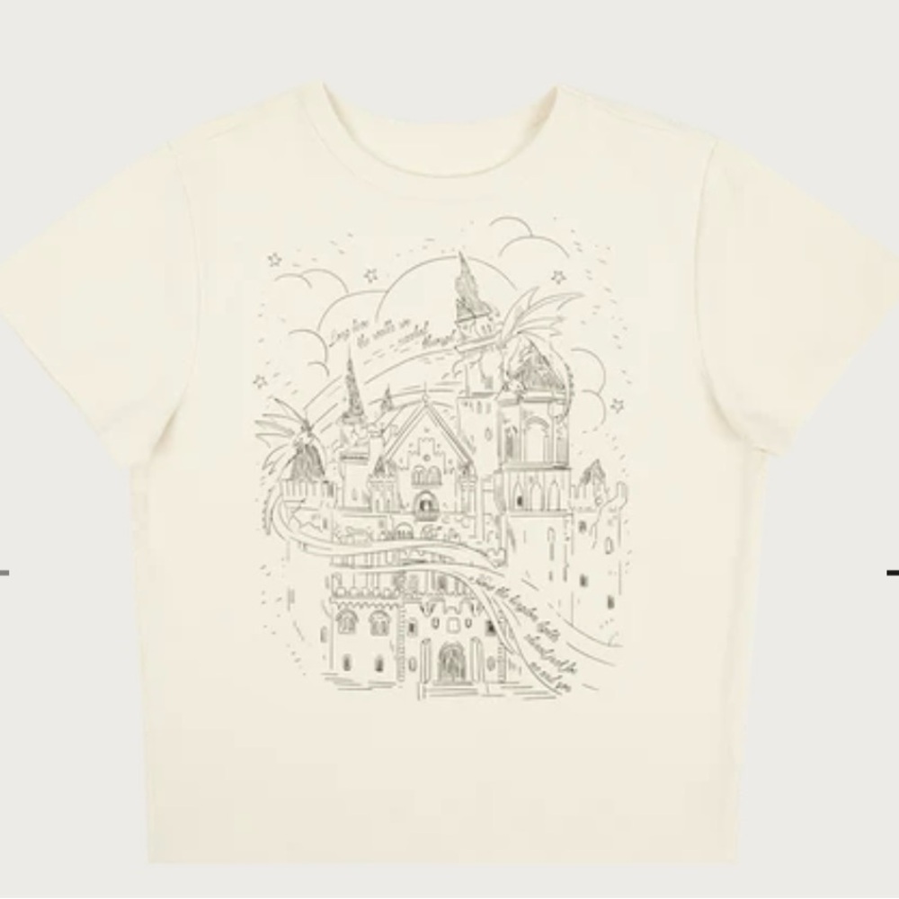 Taylor Swift Cream Castle Graphic Tee